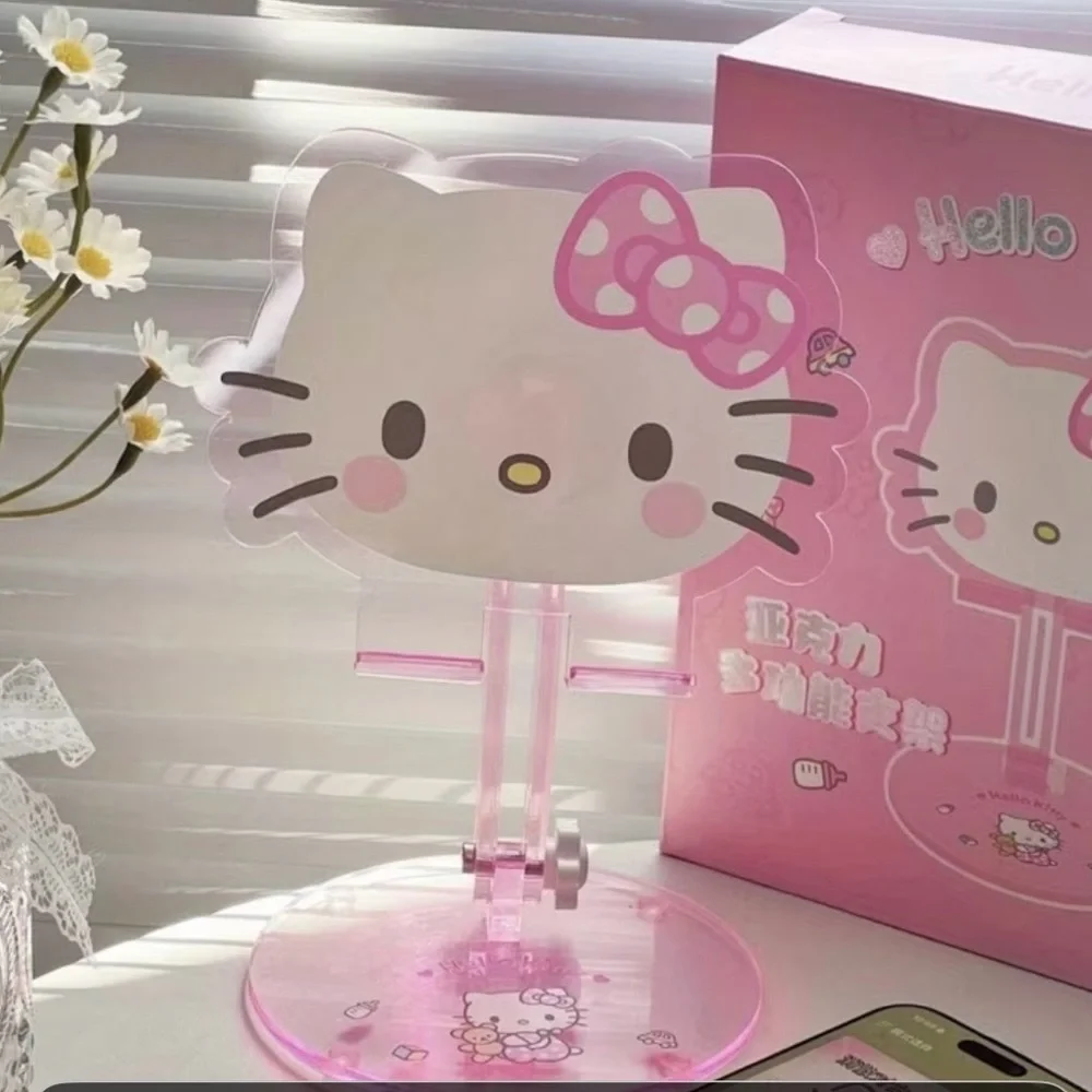 New in Box Hello Kitty Pink and White Phone Stand